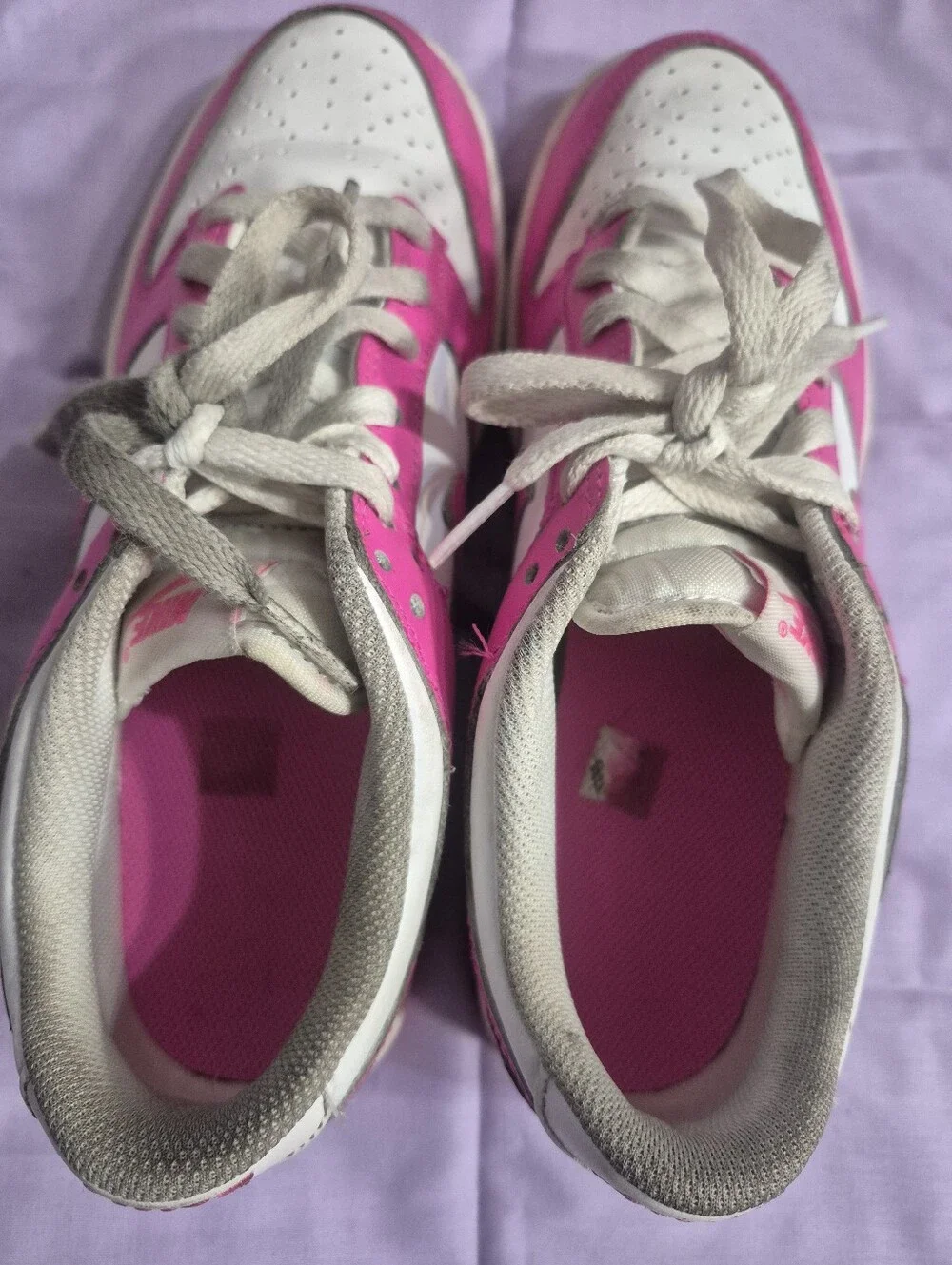 Youth nike dunk low active fuchsia